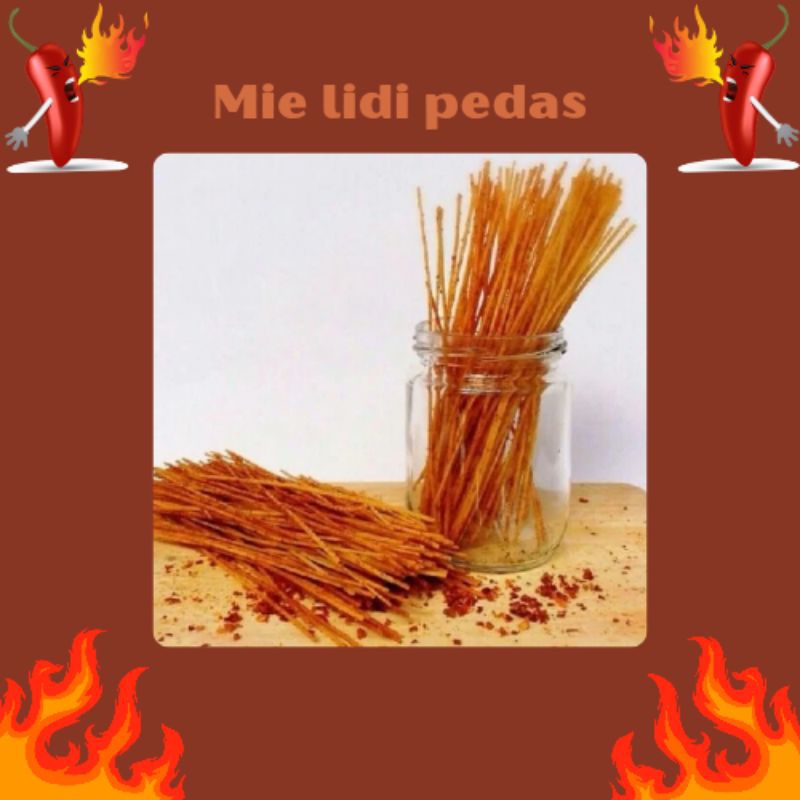 

mie lidi 100gr/ mie lidi cemilan jadul full bumbu 100gr ( Home Made )