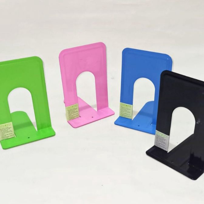 

Terlaris 2pcs Pembatas buku besi penahan buku besi VTEC