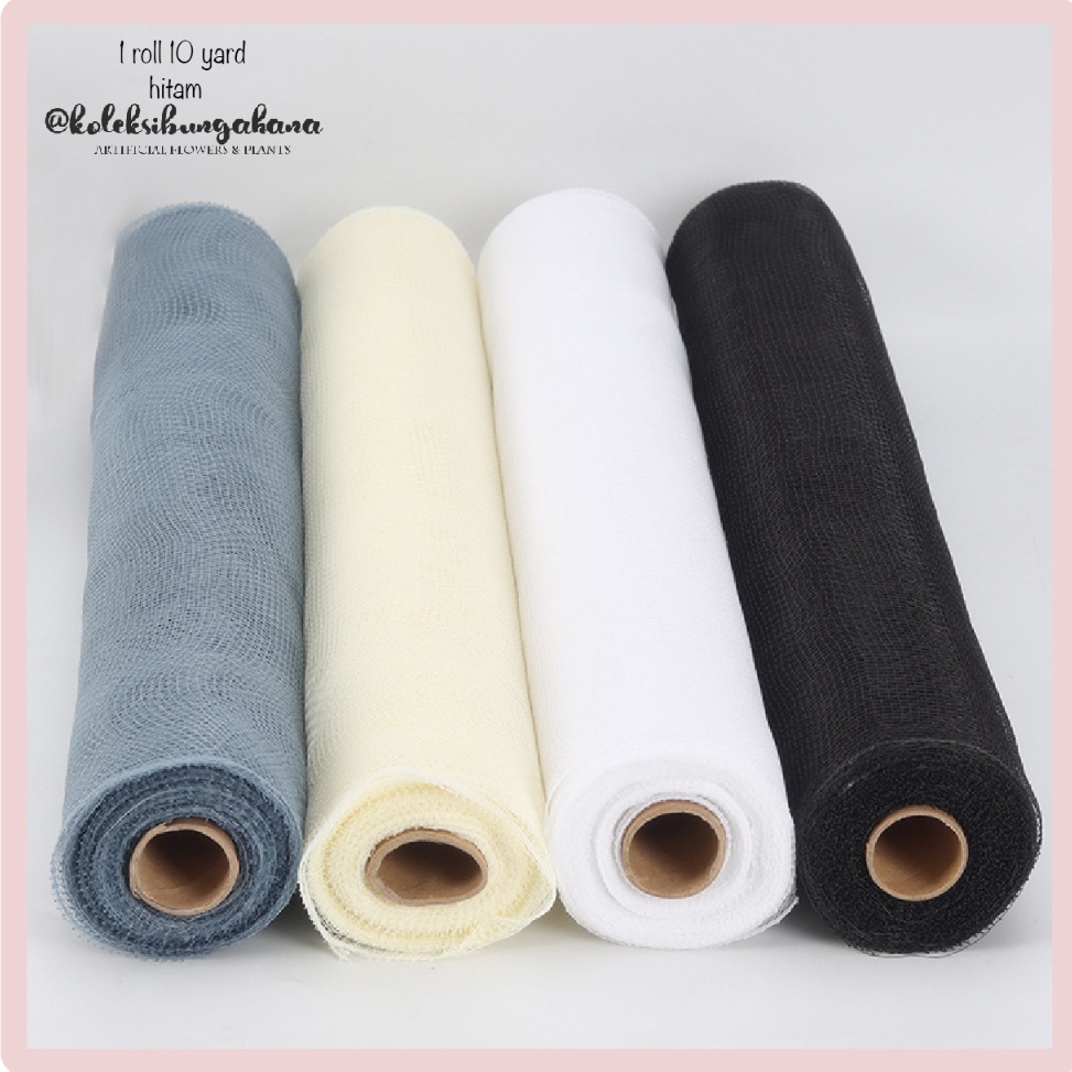

Paket Untung flower wrapping mesh roll polymer tile caring korea kertas buket