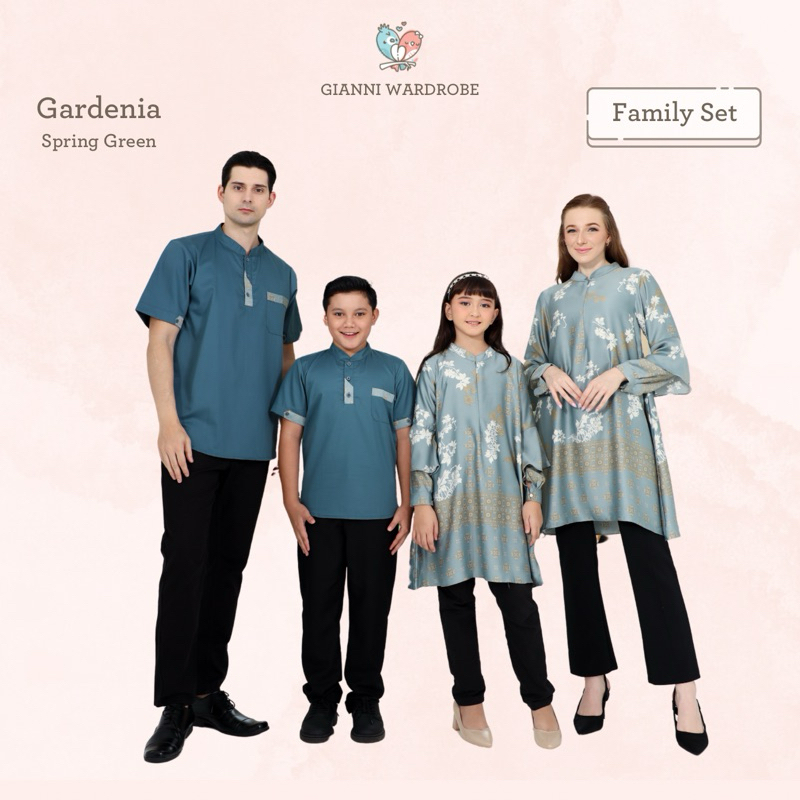 Gianni Wardrobe - Gardenia - Spring green - Family set