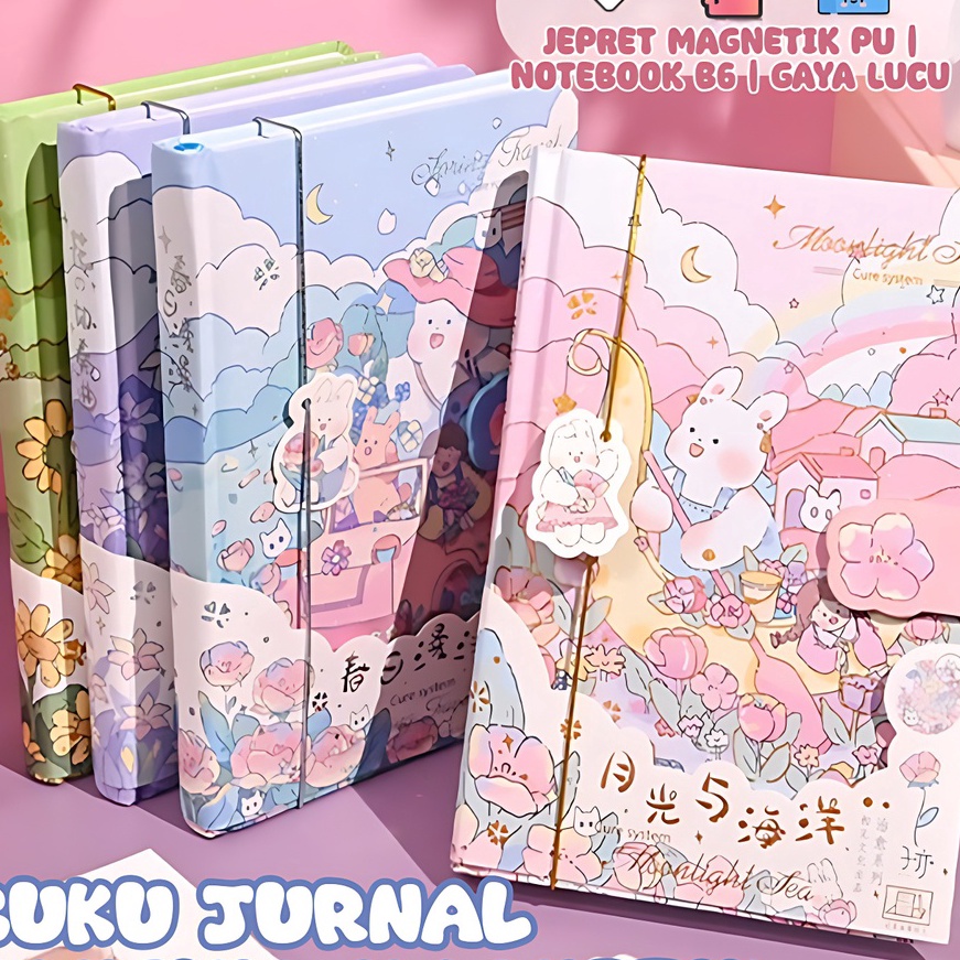 

FG2 Notebook rabbit cute Buku tulis karakter lucu Buku catatan jurnal diary