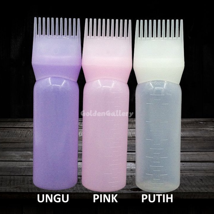 Silahkan Beli Botol Cat Rambut  Botol Pewarna Rambut  Alat Cat Rambut  Aplikator Cat Sisir  Botol Si