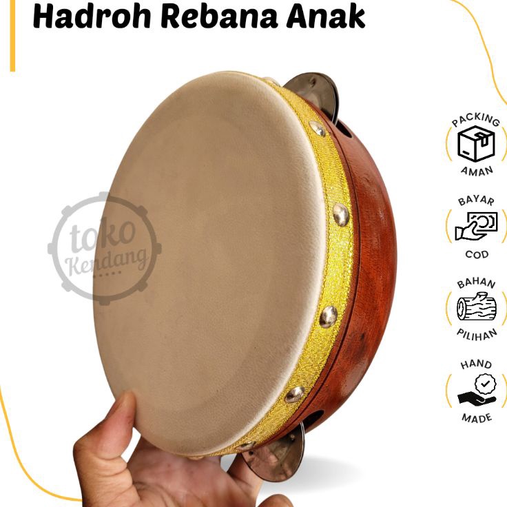 Ready Laris  Mainan Murah Hadroh Rebana Anak Ukuran Kecil Aman Berkualitas Bergaransi