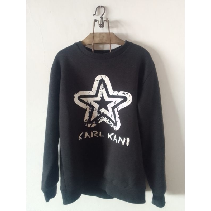 crewneck sweater Karl+kani original second bekas