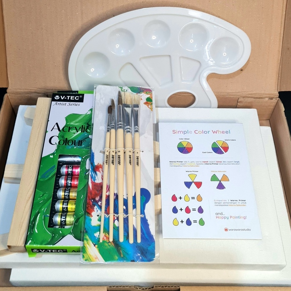 

Diskon Populer Paket Melukis Painting Kit Lengkap Premium 2 Kanvas 3x2 Easel Cat Akrilik Palet Kuas BEST VALUE