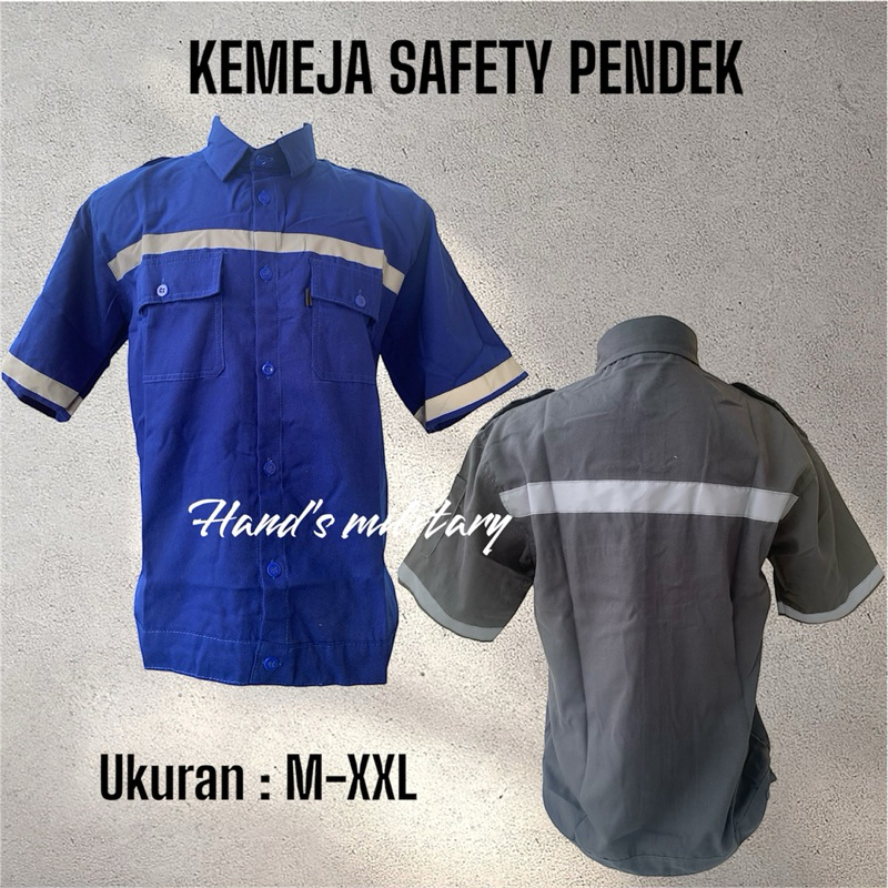 KEMEJA SAFETY PENDEK / BAJU PROYEK