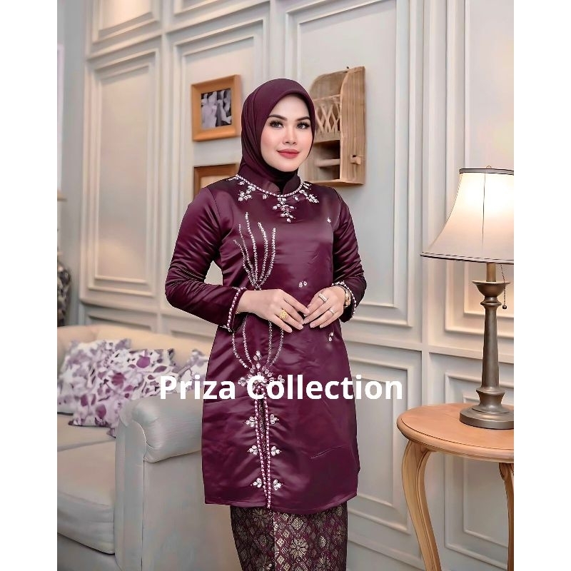 Set Kebaya Melayu Manik / Baju Kurung Melayu songket / Kebaya Kurung Melayu Payet Manual / Kebaya Me