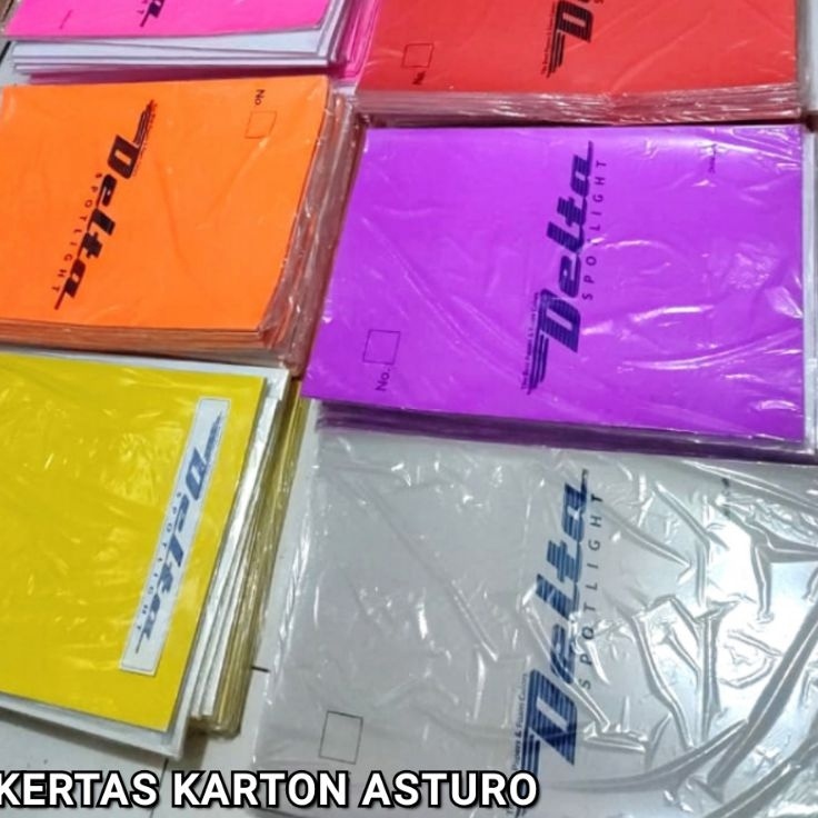 

FG2 1 Pak Kes Karton Asturo Warna Warni 4 6 Cm Isi 5 Lembar