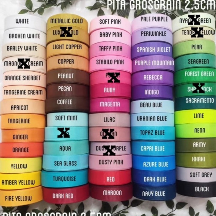 

BERKAH Pita grosgrain 25cm 1 part 1