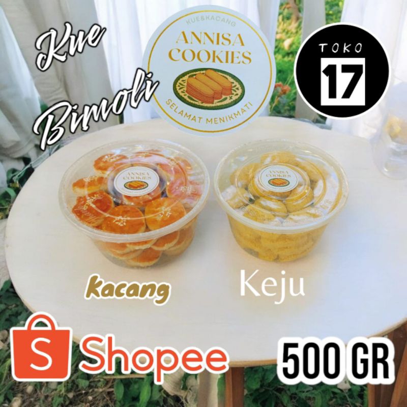 

Kue Kering Bimoli Keju dan Kacang isi 500 Gram