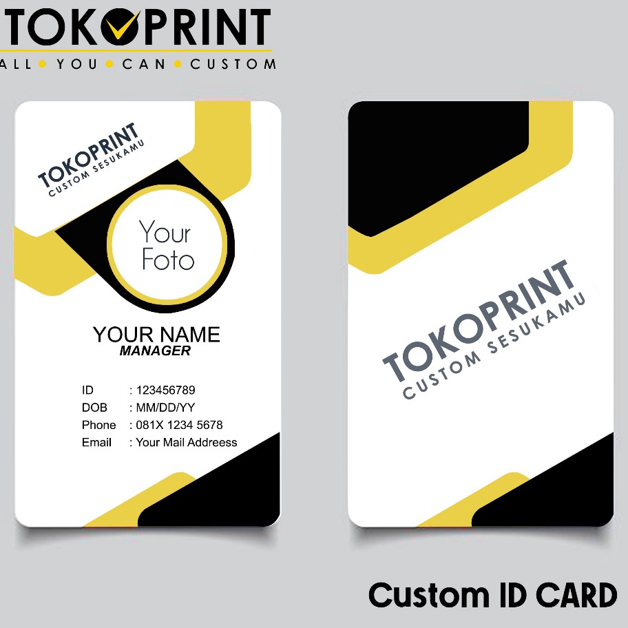 

NEW PRODUCT Custom Cetak ID Card PVC Premium Kartu Member Kartu Anggota Kartu Pelajar Murah Custom SukaSuka