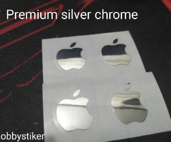 

PROMO AWAL TAHUN Stiker premium silver custom untuk hp handphone