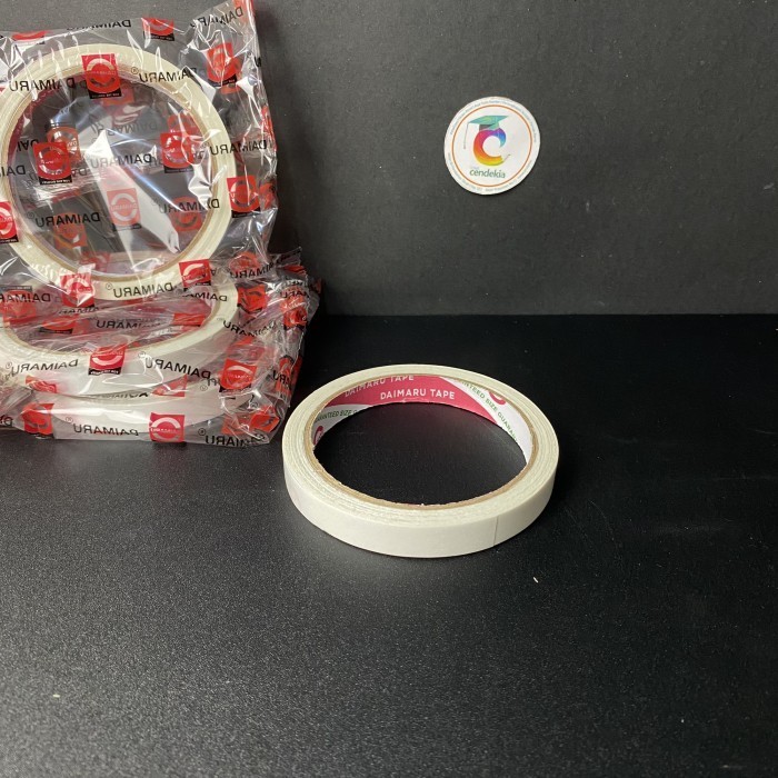 

Double Side Tape DAIMARU 12mm x 12Y Selotip Dobel Tip - 1 pcs