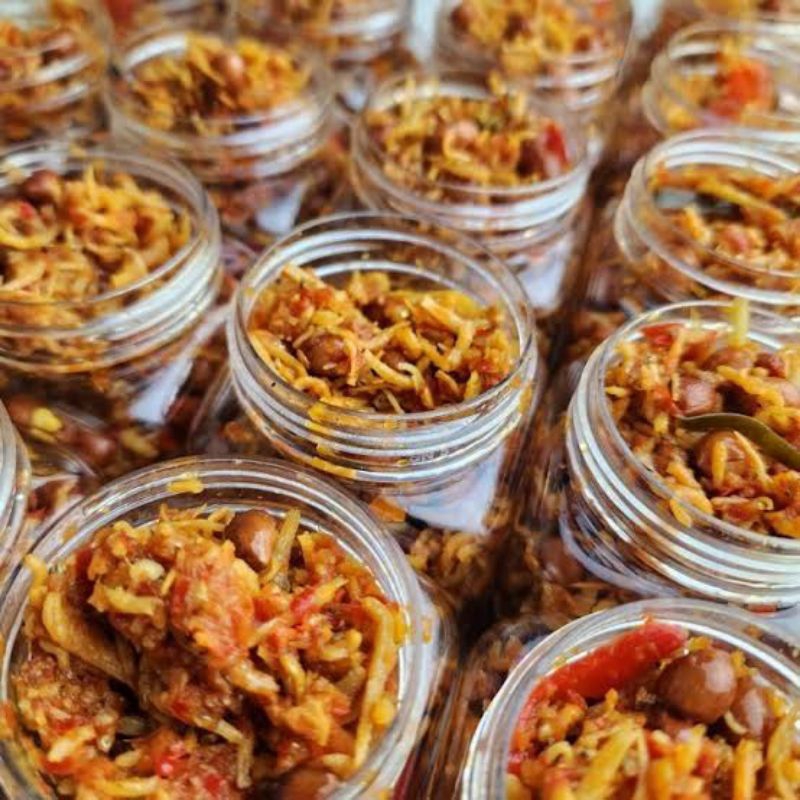 

SAMBAL TERI Hen's cetar isi 120gr awet tahan lama