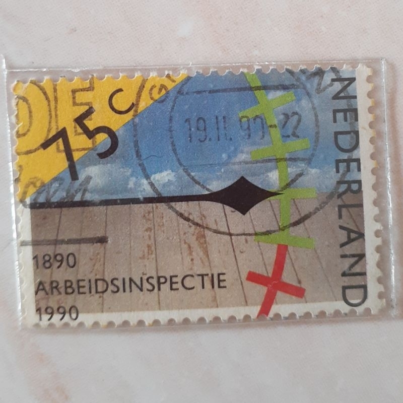 

Perangko Belanda Centenary of Labour Inspectorate Tahun 1990