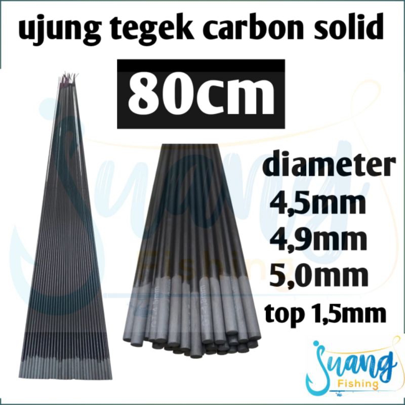 ujung tegek carbon solid 80cm