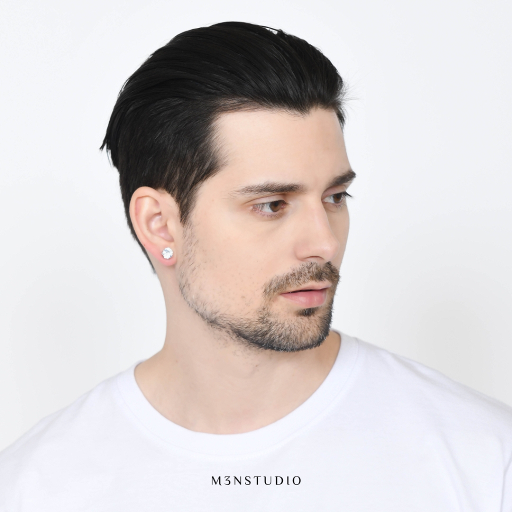 Anting Magnet Berlian Titanium Pria / Anting Pria Magnet Titanium Berlian Anti Karat Luntur / Anting