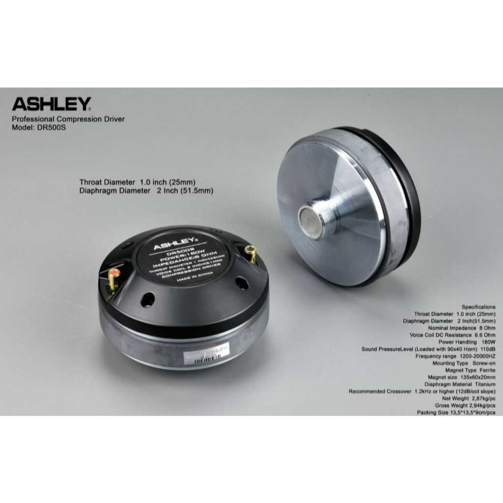 DRIVER TWEETER ASHLEY DR500S/DR 500S ORIGINAL