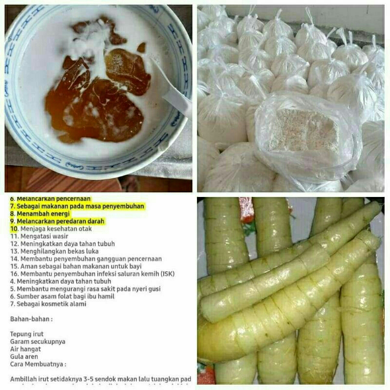 

Tepung Garut Pati Garut Original Tepung Obat Maag Asam Lambung Tepung Pati Garut