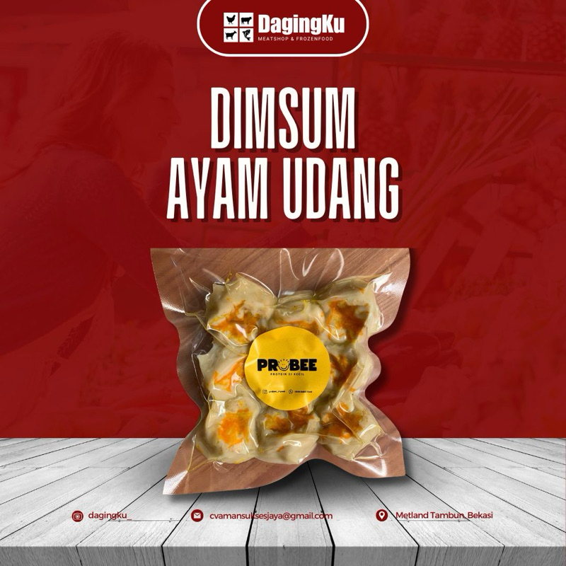

PROBEE Dimsum Ayam Udang MPASI isi 9 HALAL