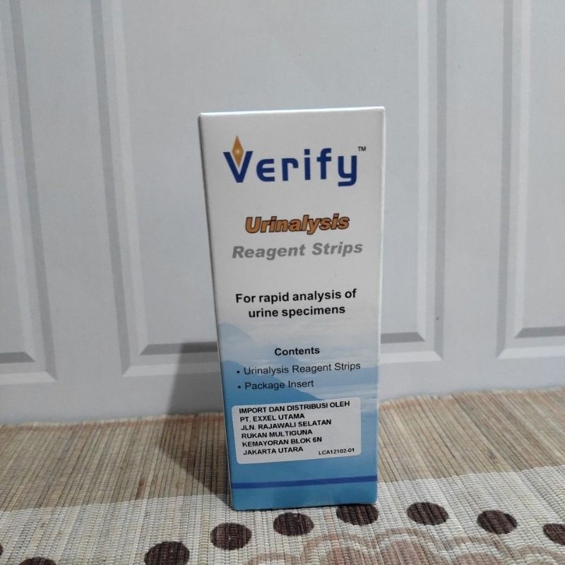 Verify 10 Parameter / Strip Test Urine Verify 10P / Urinalysis Verify / Reagen Strip Verify 10P