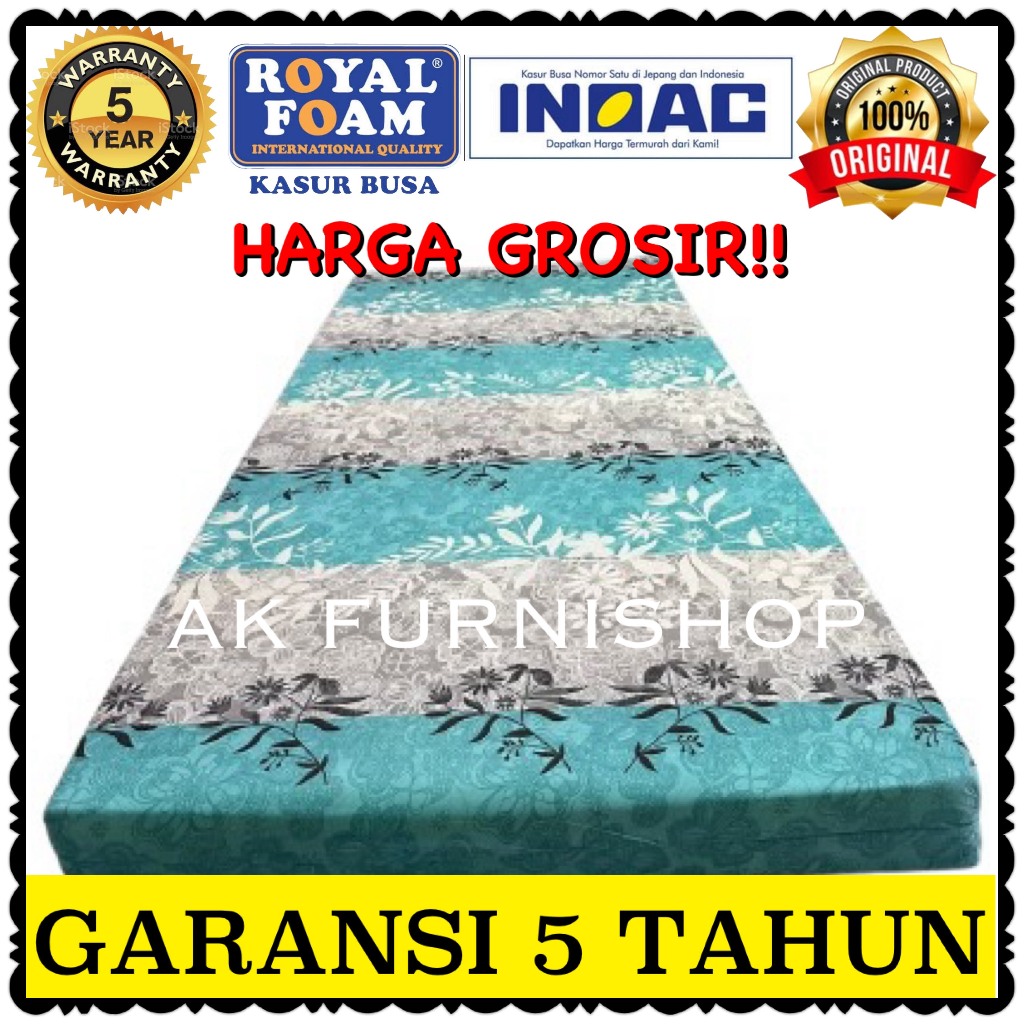 Kasur Busa Super INOAC Tebal 10 CM GARANSI 5 TAHUN ANTI KEMPES - MUAT 2-3 ORANG