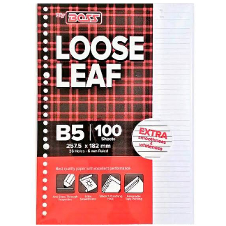 

Loose Leaf Boss B5 isi 50