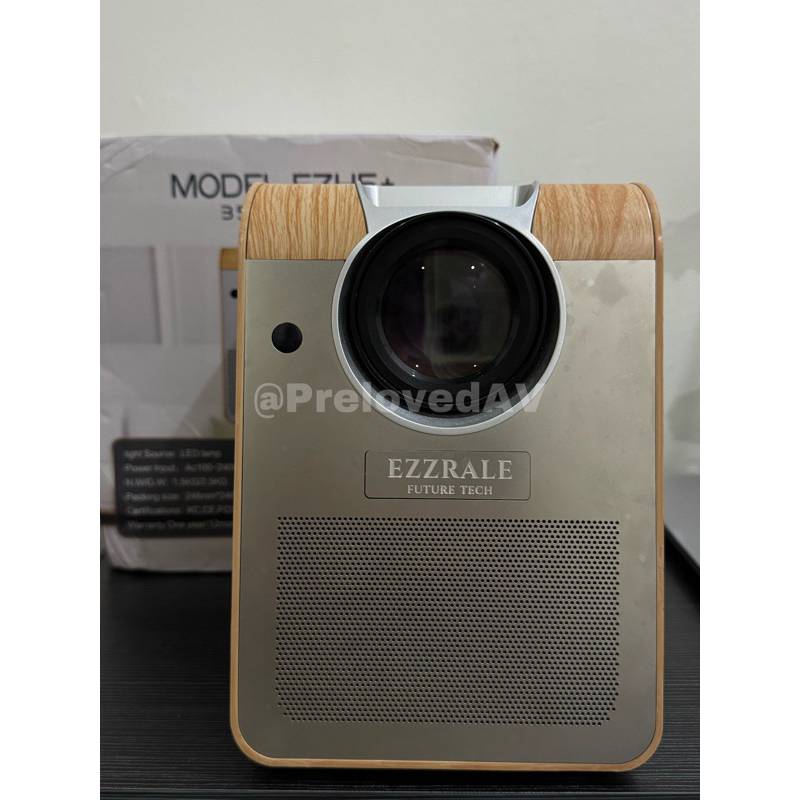 PRELOVED Ezzrale EZH5+ Mini Proyektor Projector Smart Mini  Android Bluetooth Speaker WIFI Mirroring
