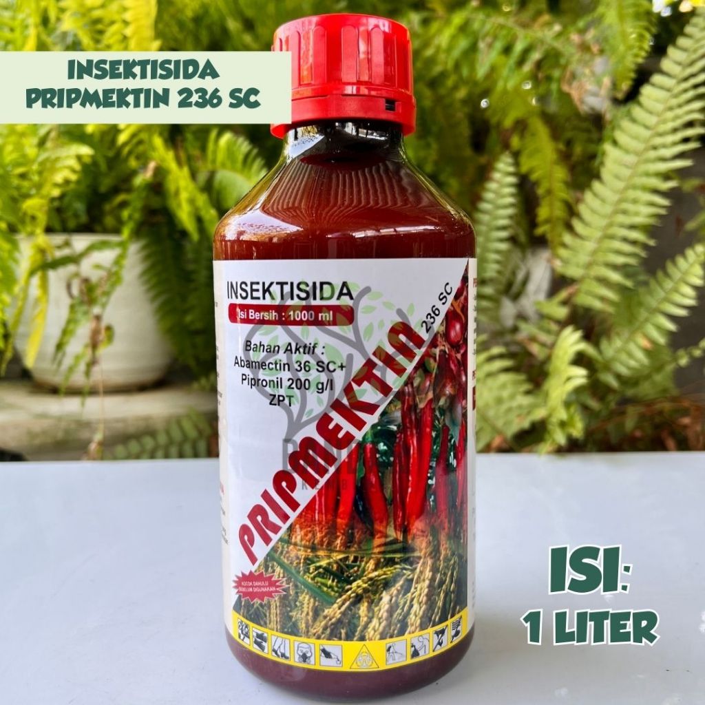 PRIPMEKTIN 236SC 1 Liter Insektisida Abamectin + ZPT Untuk Kesehatan Tanaman