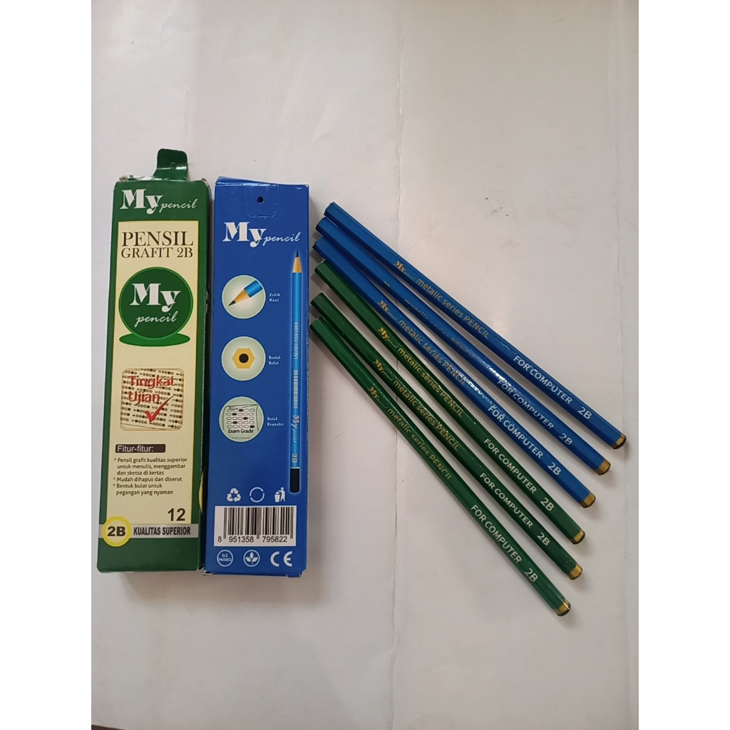 

My pencil //pensil grafit 2B//pensil ujian