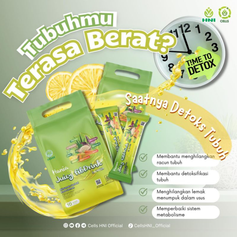

Hania Juicy fibdrink lemon