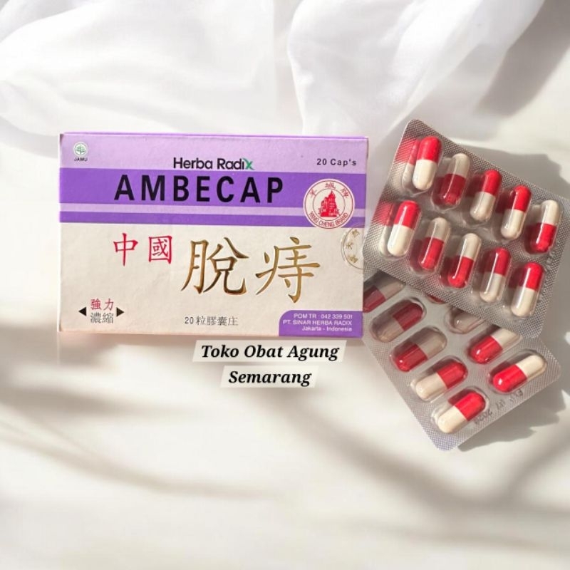 Ambecap Obat Wasir Zhongguo Muschus Tuoge. Mengurangi peradangan wasir, gatal,  pendarahan dan bengk