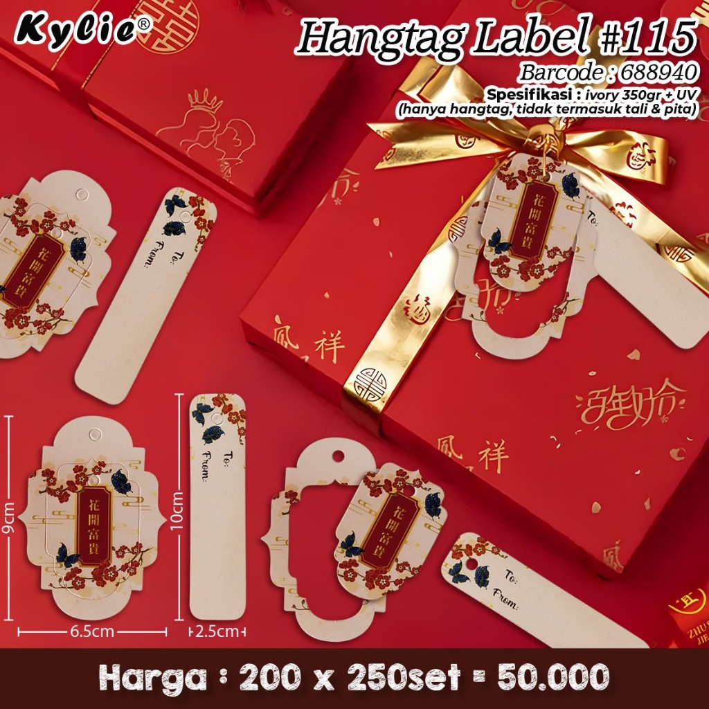 

Hangtag Label 115| 116| 117| 118| 119| 120| Hangtag Label Edisi Imlek | Hiasan Box Kue | Gantungan Box (1 Bal 250 Set))