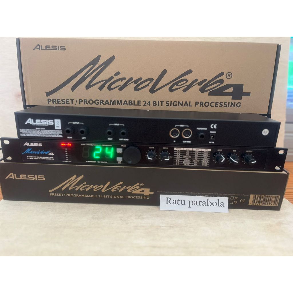 EFEK VOKAL ALESIS MICROVERB4 / EFFEC ALESIS MICROVERB 4 ORIGINAL