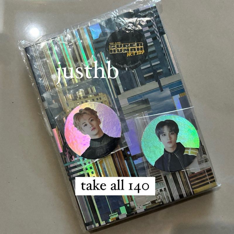 Album superhuman nct 127 mark haechan circle card ready