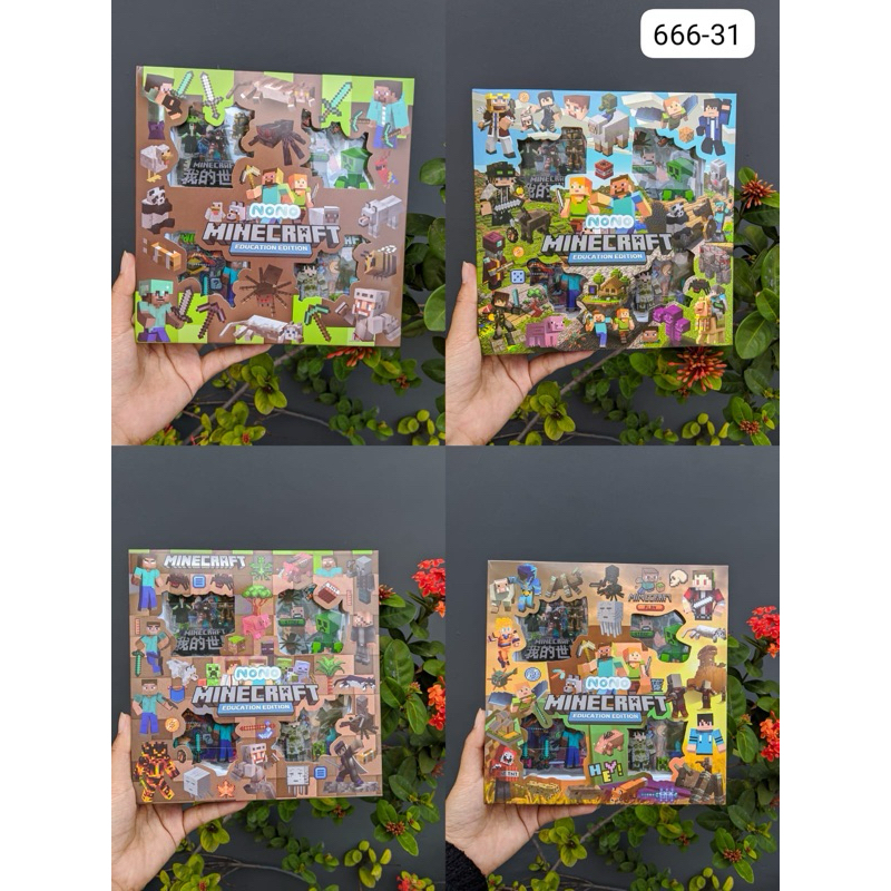 

( KKM ) NONO MINECRAFT EDUCATION EDITION Sticker 2D Dekorasi anak Laki Laki Journal Aesthetic / Jurnal Binder Stiker Box 1 Set isi 100 Lembar Waterproof Anti Air