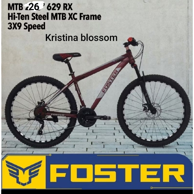 Sepeda gunung MTB mountain bike 26 inch Foster 628 TR phoenix 8 speed