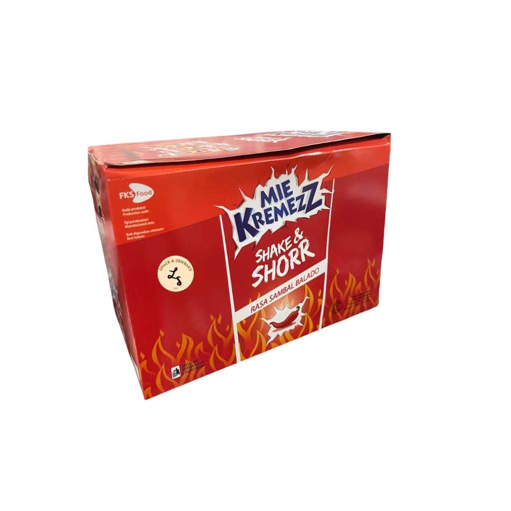 

Mie Kremezz Shake & Shorr 1000 1 Box Isi 20+1 pcs @16gr