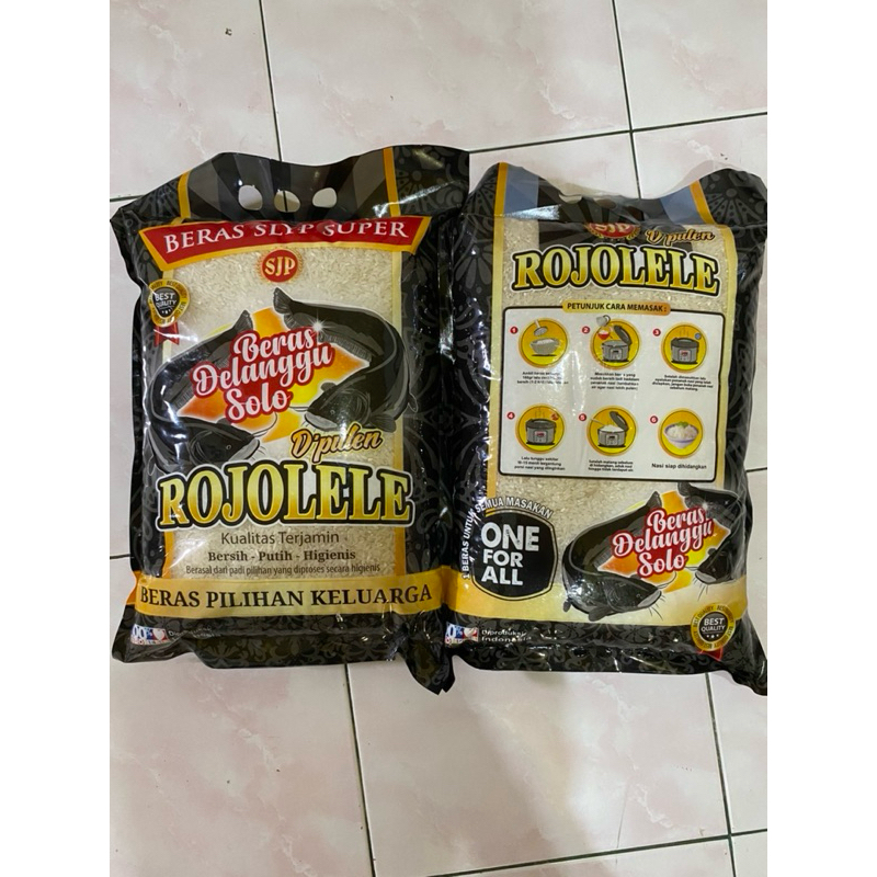 

BERAS ROJOLELE D PULEN KEMASAN 5 LITER (4 KG) WARNA HITAM EXTRA BUBBLE WRAB