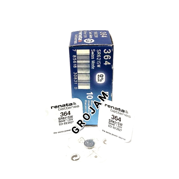 Baterai Jam Tangan Renata 364 Renata 621 Renata SR621 Renata SR621SW Original