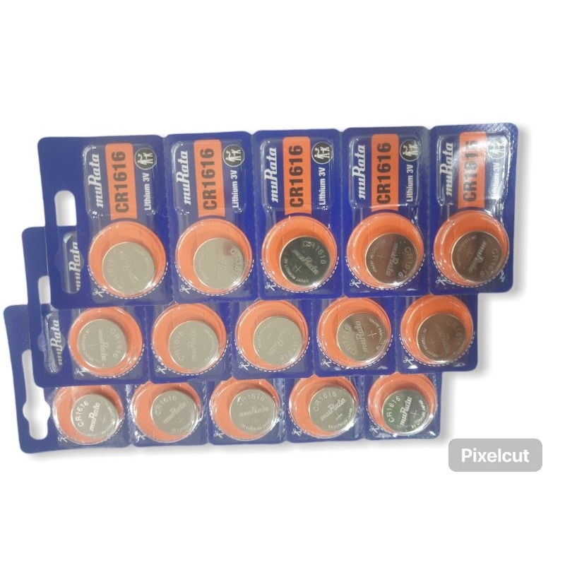 Baterai Murata original CR1616 perlembar 1616