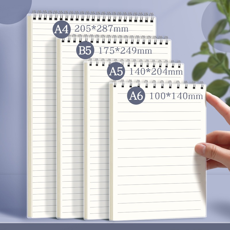 

[Whispers] [Day7.id] Buku Flip Up Ring Atas Simple Bagus Cover Transparan Notebook buku Sekolah