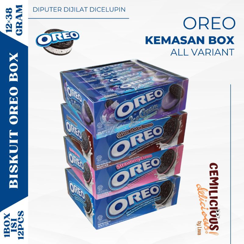 

Biskuit Oreo Box isi 12 Sachet