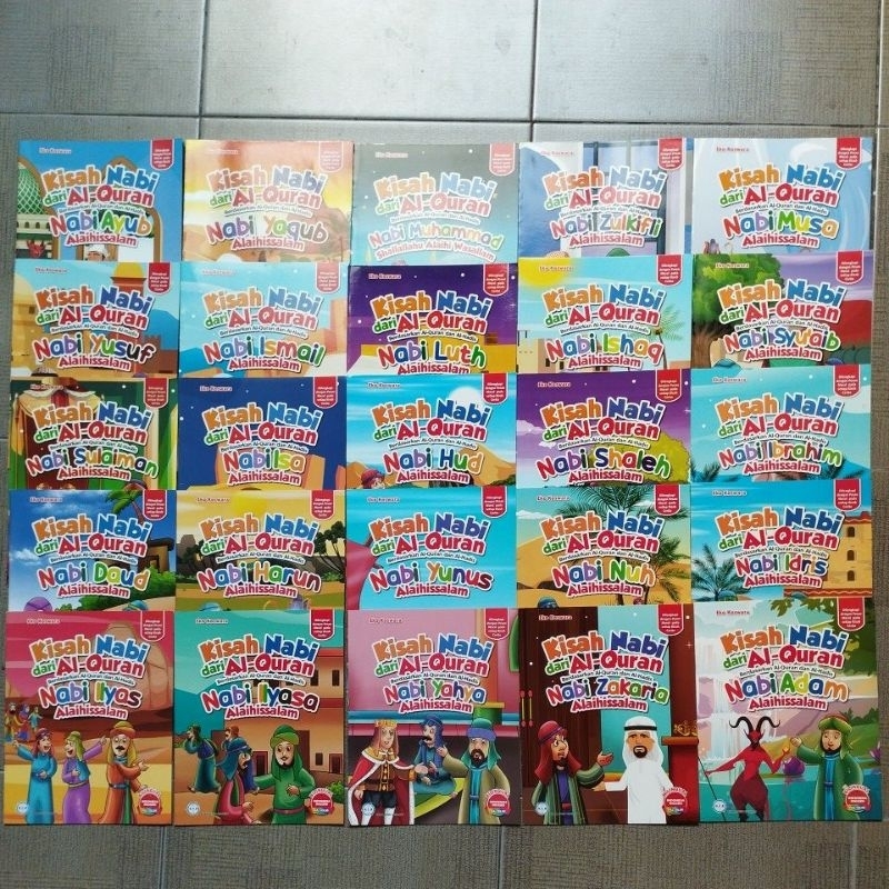 BUKU CERITA ANAK, BUKU KISAH 25 NABI, BUKU CERITA 25 NABI