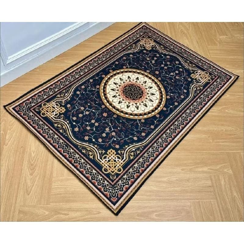 (Ready Stock)90 x 140 Karpet Lantai Permadani / Karpet Turki Bahan Polyester Anti Slip