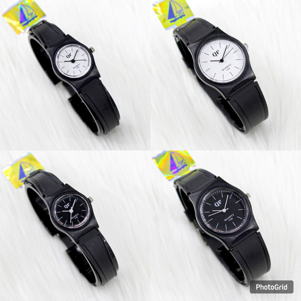 Jam tangan wanita rubber QF Sport Watch Seri 1448 QNQ