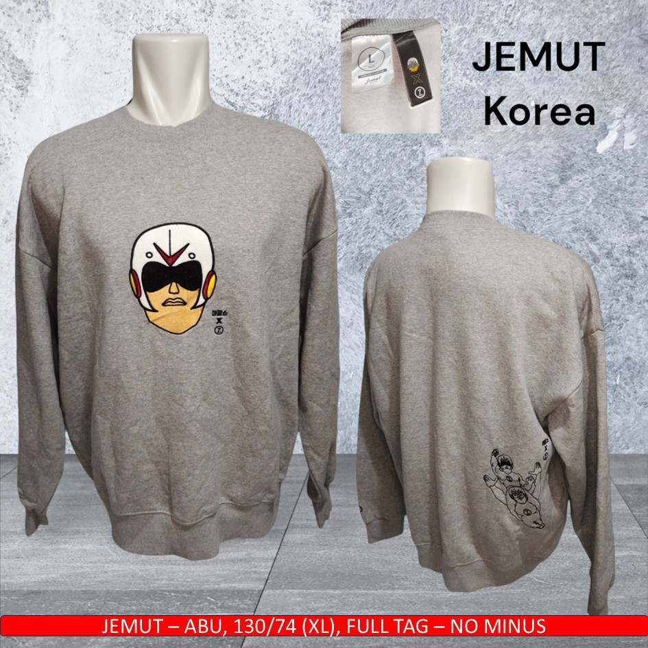 CN Cowok / CN Pria / Crewneck Jemut / Crew Neck Jemut / CN Jemut Original / Crewneck gambar Hero Luc