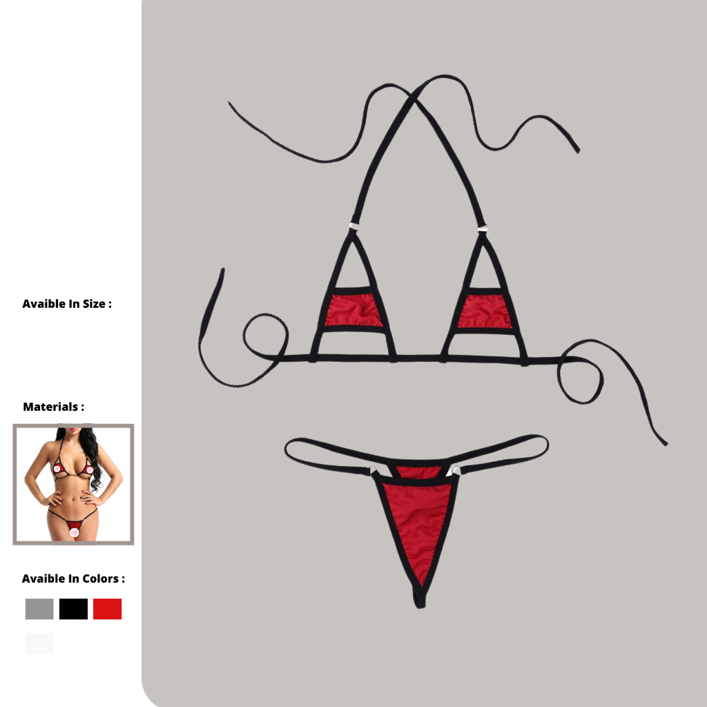 Set G String Bra Bikini Mikro Tangga 017