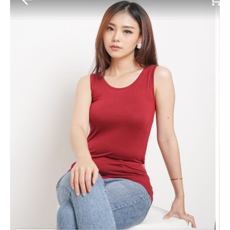 tank top tali besar / tank top polos/ tank top wanita miranda