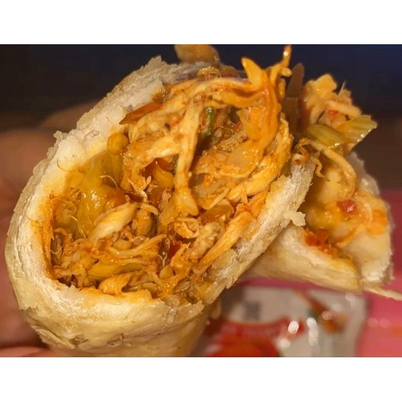 

cireng isi ayam suwir jumbo mercon isi 5 pcs spesial